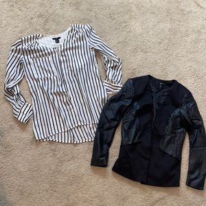 H&M top and blazer